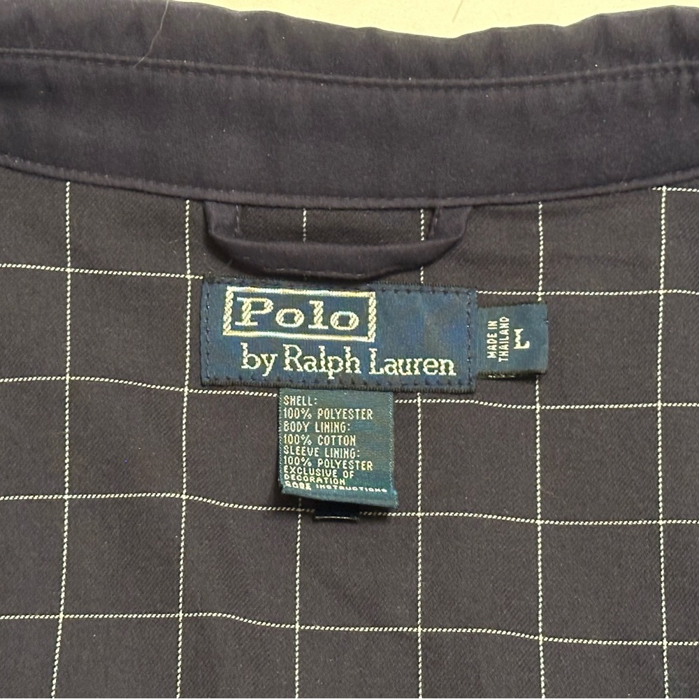 Polo by Ralph Lauren Blue Windbreaker Jacket - Picture 8 of 8